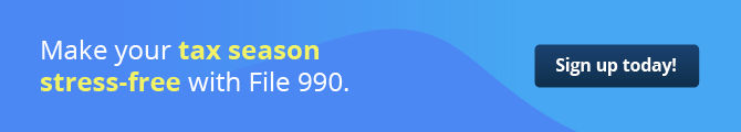 Click here to start with File 990, the top e-file provider for Forms 990-EZ and 990-N.