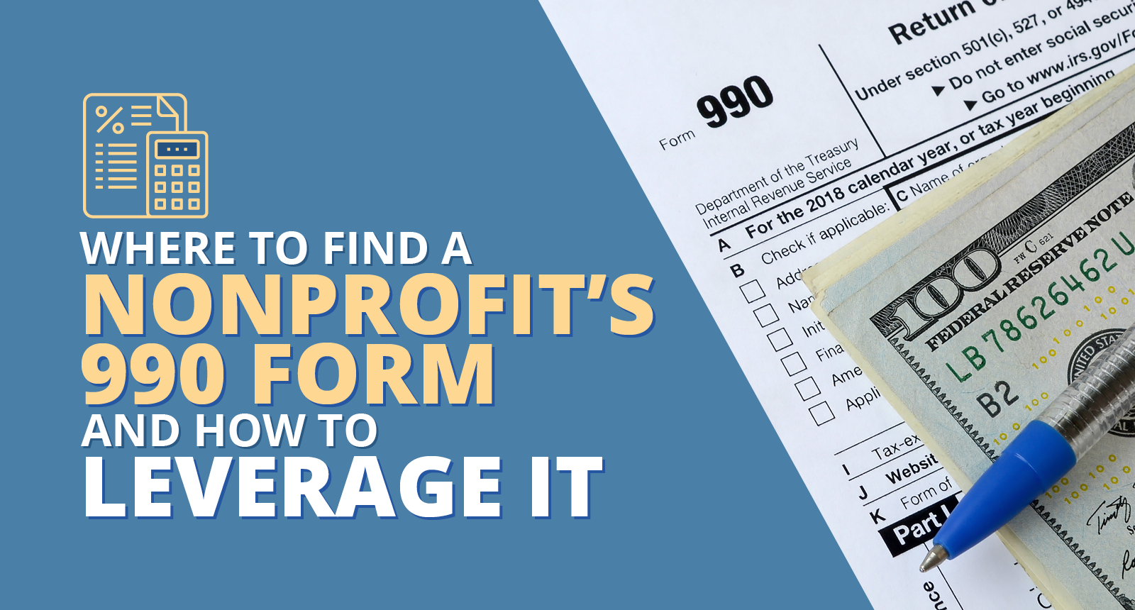 Where to Find a Nonprofit's 990 Form and How to Leverage It